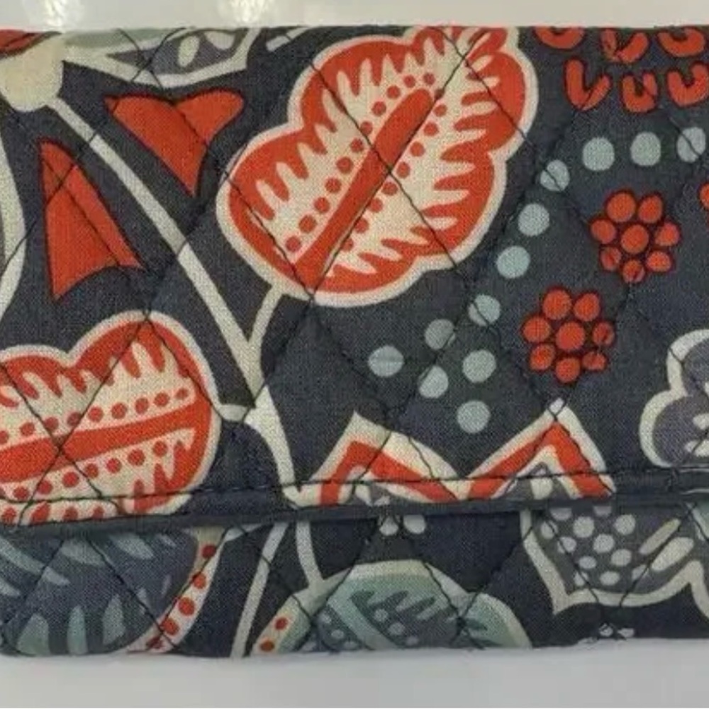 Vera Bradley Cotton Riley Compact Wallet